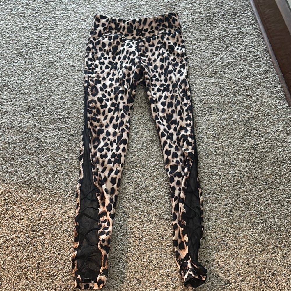 Victorias Secret Leggings with Mesh Sides